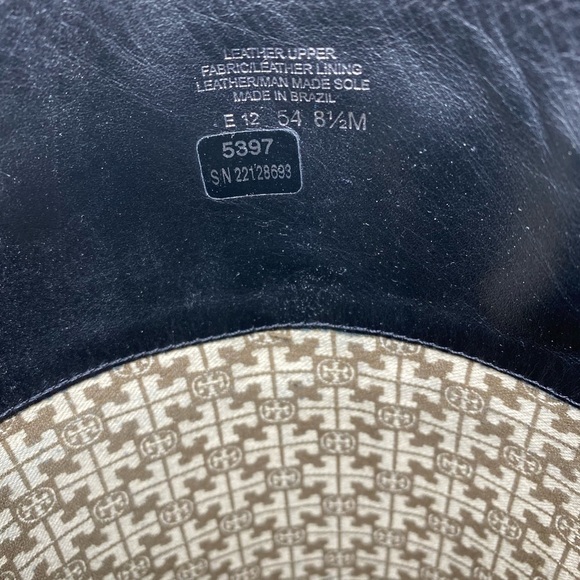 Women’s Tory Burch Leather Riding Boots with Gold Hardware - Picture 5 of 10